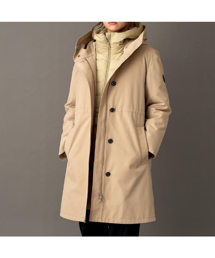 【ドレステリア/DRESSTERIOR】の【CLASSY.12月号掲載/3WAY/撥水素材/インナー付】3WAYダウンライナーコート インテリア・キッズ・メンズ・レディースファッション・服の通販 founy(ファニー)  雑誌掲載アイテム Magazine Picks & Fashion Features ファッション雑誌 Fashion Magazines クラッシィ CLASSY. ファッション Fashion レディースファッション Fashion for Women アウター Coat / Outerwear Collection コート・ロングコート・ピーコート Long Coats, Peacoats & More インナー Innerwear 春 Spring 秋 Autumn 軽量 Lightweight, Ultra Light 12月号 December Issue シェイプ Shape, Slim Fit ストレート Straight, Straight Cut スマート Smart, Elegant 雑誌 Magazine, Fashion Magazine タフタ Taffeta, Structured Fabric ダウン Down, Puffer ドローストリング Drawstring, Pull Cord 人気 Popular, Best Seller ポケット Pocket, Pocket Detail エレガント 上品 Elegant ベージュ|ID: prp329100004759196 ipo3291000000034436067