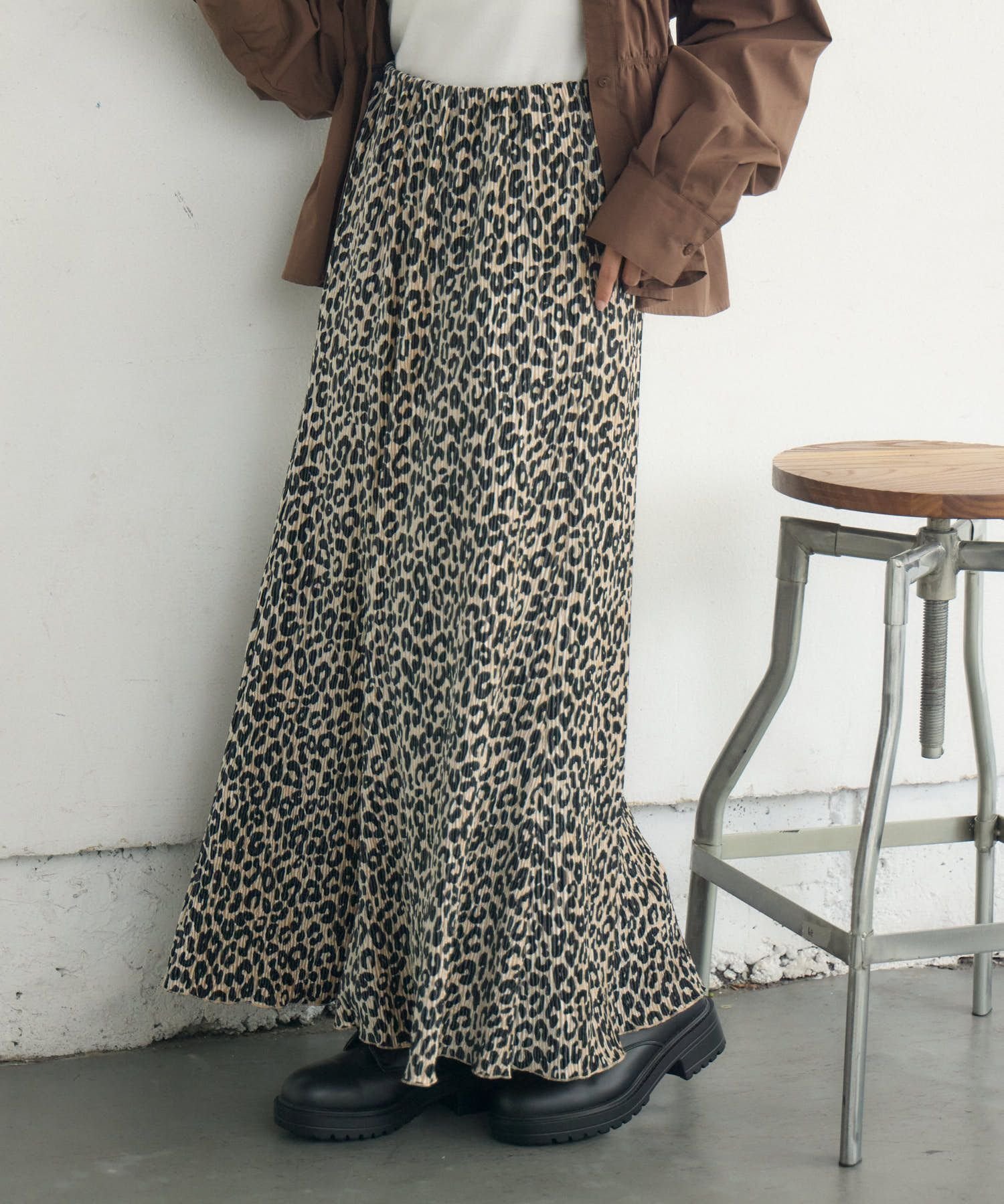 【レトロガール/RETRO GIRL】のベロア細プリーツSK インテリア・キッズ・メンズ・レディースファッション・服の通販 founy(ファニー)  ファッション Fashion レディースファッション Fashion for Women トップス・カットソー Cut & Sew Tops ベロアトップス Velour Tops / Velvet-Look Items シンプル Simple, Minimal トレンド Trend, Trending Now プリーツ Pleats, Pleated ベロア Velour, Soft Velvet ベーシック Basic, Essential ロング Long, Long-Length 無地 Plain, Solid Color 秋 Autumn A/W・秋冬 Autumn/Winter レオパード1|ID: prp329100004759256 ipo3291000000034436637