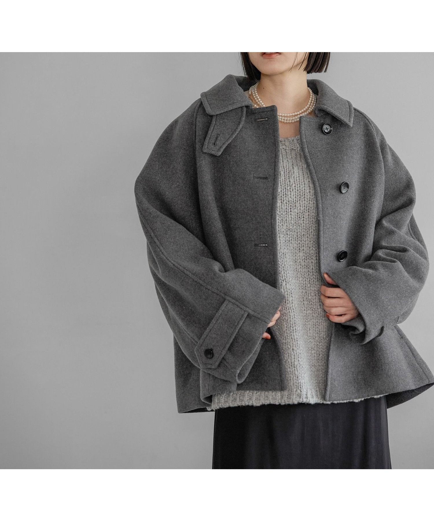 【アパートバイローリーズ/apart by lowrys】のスーパー100ステンカラーコート 人気、トレンドファッション・服の通販 founy(ファニー) 　ファッション　Fashion　レディースファッション　Fashion for Women　アウター　Coat / Outerwear Collection　コート・ロングコート・ピーコート　Long Coats, Peacoats & More　スタンド　Stand Collar, Upright Stand　トレンド　Trend, Trending Now　なめらか　Smooth, Silky Texture　マフラー　Scarf, Muffler　ミドル　Middle Length, Mid Height　メルトン　Melton, Heavy Wool　ルーズ　Loose, Oversized　ワイド　Wide, Wide Fit　日本製　Made In Japan　 other-1|ID: prp329100004759269 ipo3291000000034576493