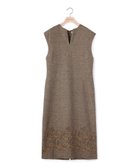 【スキャパ/SCAPA】のライトエンブロイダリーワンピース 人気、トレンドファッション・服の通販 founy(ファニー) ファッション Fashion レディースファッション Fashion for Women ワンピース Dresses カーディガン Cardigan, Knitwear ジャケット Jacket, Outerwear スリット Slit, Slit Detail タートル Turtleneck, Turtle Collar ツイード Twill, Twill Weave ペイズリー Paisley, Ethnic Pattern thumbnail ブラウン|ID: prp329100004759284 ipo3291000000034589207