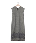 【スキャパ/SCAPA】のライトエンブロイダリーワンピース 人気、トレンドファッション・服の通販 founy(ファニー) ファッション Fashion レディースファッション Fashion for Women ワンピース Dresses カーディガン Cardigan, Knitwear ジャケット Jacket, Outerwear スリット Slit, Slit Detail タートル Turtleneck, Turtle Collar ツイード Twill, Twill Weave ペイズリー Paisley, Ethnic Pattern thumbnail グレー|ID: prp329100004759284 ipo3291000000034589209