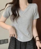 【アミュレット/Amulet】の【Amulet】プレス加工デザインTシャツ ライトグレー|ID: prp329100004759317 ipo3291000000034437218