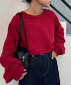 【チャオパニックティピー/CIAOPANIC TYPY】のスウェードタッチ裏毛ロゴ刺繍スウェット 人気、トレンドファッション・服の通販 founy(ファニー) ファッション Fashion レディースファッション Fashion for Women トップス・カットソー Cut & Sew Tops レディースパーカー・カジュアルフーディー Casual Hoodies & Sweatshirts スウェット・クルーネックトップス Sweatshirts & Crewnecks / Relaxed Fit Sweat Tops キャップ Cap, Baseball Cap コンパクト Compact, Small Size シンプル Simple, Minimal スウェット / スエット Sweatshirt, Sweatwear デニム Denim, Jeans Material トレンド Trend, Trending Now 定番 Standard, Basic Item ワイド Wide, Wide Fit おすすめ Recommended / Our Picks thumbnail バーガンディー|ID: prp329100004759351 ipo3291000000034437570