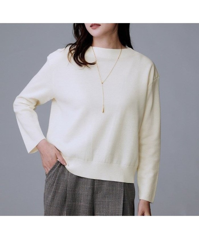 【アンタイトル/UNTITLED】の【洗える/長く着られる】モックネックミラノリブニット インテリア・キッズ・メンズ・レディースファッション・服の通販 founy(ファニー) https://founy.com/ ファッション Fashion レディースファッション Fashion for Women トップス・カットソー Cut & Sew Tops ニット Knit Tops & Sweaters アクリル Acrylic Material スマート Smart, Elegant デニム Denim, Jeans Material モックネック Mock Neck, Short Turtleneck リラックス Relax, Relaxed Fit レギュラー Regular, Standard Fit 春 Spring 洗える Machine Washable A/W・秋冬 Autumn/Winter |ID: prp329100004759371 ipo3291000000034437786