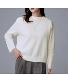 【アンタイトル/UNTITLED】の【洗える/長く着られる】モックネックミラノリブニット オフホワイト|ID: prp329100004759371 ipo3291000000034437787