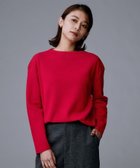 【アンタイトル/UNTITLED】の【洗える/長く着られる】モックネックミラノリブニット レッド|ID: prp329100004759371 ipo3291000000034437790