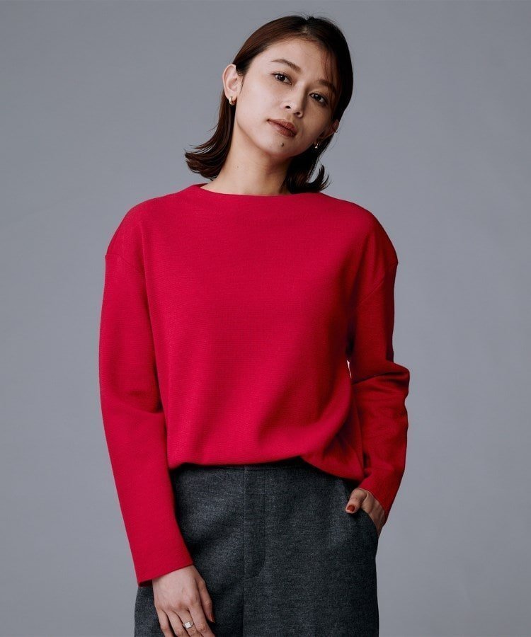 【アンタイトル/UNTITLED】の【洗える/長く着られる】モックネックミラノリブニット インテリア・キッズ・メンズ・レディースファッション・服の通販 founy(ファニー) ファッション Fashion レディースファッション Fashion for Women トップス・カットソー Cut & Sew Tops ニット Knit Tops & Sweaters アクリル Acrylic Material スマート Smart, Elegant デニム Denim, Jeans Material モックネック Mock Neck, Short Turtleneck リラックス Relax, Relaxed Fit レギュラー Regular, Standard Fit 春 Spring 洗える Machine Washable A/W・秋冬 Autumn/Winter レッド|ID: prp329100004759371 ipo3291000000034437790