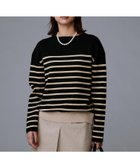 【アンタイトル/UNTITLED】の【洗える/長く着られる】モックネックミラノリブニット ブラック|ID: prp329100004759371 ipo3291000000034437792