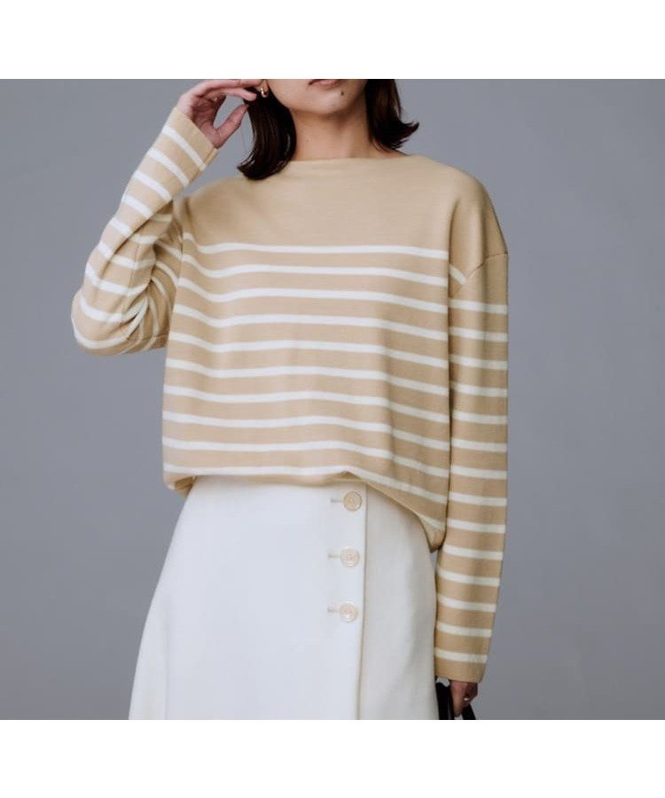 【アンタイトル/UNTITLED】の【洗える/長く着られる】モックネックミラノリブニット インテリア・キッズ・メンズ・レディースファッション・服の通販 founy(ファニー) ファッション Fashion レディースファッション Fashion for Women トップス・カットソー Cut & Sew Tops ニット Knit Tops & Sweaters アクリル Acrylic Material スマート Smart, Elegant デニム Denim, Jeans Material モックネック Mock Neck, Short Turtleneck リラックス Relax, Relaxed Fit レギュラー Regular, Standard Fit 春 Spring 洗える Machine Washable A/W・秋冬 Autumn/Winter ベージュ|ID: prp329100004759371 ipo3291000000034437793