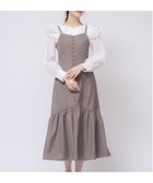 【ノエラ/Noela】のメニーボタンキャミワンピ モカ|ID: prp329100004759380 ipo3291000000034438002