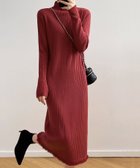 【アミュレット/Amulet】の【Amulet】フリンジニットワンピース 人気、トレンドファッション・服の通販 founy(ファニー) ファッション Fashion レディースファッション Fashion for Women ワンピース Dresses ニットワンピース Knit Dresses フリンジ Fringe, Tassel エレガント 上品 Elegant 防寒 Cold Protection, Winter-Ready thumbnail ピンク|ID: prp329100004759381 ipo3291000000034438020