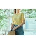 【ナチュラル ビューティー ベーシック/NATURAL BEAUTY BASIC】のケーブルポロニット イエロー|ID: prp329100004759391 ipo3291000000034438168