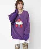 【アールエヌエー/RNA】のM2360 ユーズドエフェクトラビットトレーナー 人気、トレンドファッション・服の通販 founy(ファニー) ファッション Fashion レディースファッション Fashion for Women スウェット / スエット Sweatshirt, Sweatwear フロント Front, Front Design モコモコ Fuzzy, Fluffy ヴィンテージ Vintage Style thumbnail パープル|ID: prp329100004759393 ipo3291000000035049870