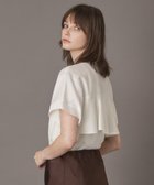 【ドレステリア/DRESSTERIOR】の【洗える/コットン100%】バックフレアティアードブラウス オフホワイト|ID: prp329100004759401 ipo3291000000034438238