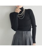 【レトロガール/RETRO GIRL】の【WEB限定カラー追加】リブハイネックニット ブラック|ID: prp329100004759406 ipo3291000000034438290