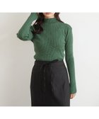 【レトロガール/RETRO GIRL】の【WEB限定カラー追加】リブハイネックニット グリーン|ID: prp329100004759406 ipo3291000000034438306