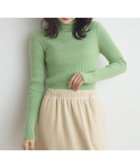 【レトロガール/RETRO GIRL】の【WEB限定カラー追加】リブハイネックニット ライトグリーン|ID: prp329100004759406 ipo3291000000034438308