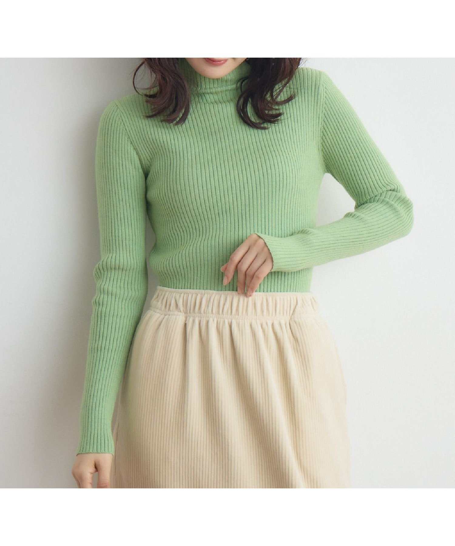 【レトロガール/RETRO GIRL】の【WEB限定カラー追加】リブハイネックニット インテリア・キッズ・メンズ・レディースファッション・服の通販 founy(ファニー) 　ファッション　Fashion　レディースファッション　Fashion for Women　トップス・カットソー　Cut & Sew Tops　ニット　Knit Tops & Sweaters　おすすめ　Recommended / Our Picks　インナー　Innerwear　カラフル　Colorful Design　シンプル　Simple, Minimal　タートルネック　Turtleneck, High Neck　トレンド　Trend, Trending Now　ハイネック　High Neck, Mock Neck　プチプライス・低価格　Affordable / Budget Price　ベーシック　Basic, Essential　ボトム　Bottoms, Lower Wear　マフラー　Scarf, Muffler　リブニット　Rib Knit, Ribbed Knit　冬　Winter / This Winter　定番　Standard, Basic Item　ライトグリーン|ID: prp329100004759406 ipo3291000000034438308