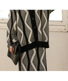 【ラジュール/Lajour】のモールニットカーディガン ブラック|ID: prp329100004759432 ipo3291000000034438442