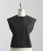 【ユナイテッドアローズ/UNITED ARROWS】のLOEFF ピンストライプ ギャバ ベスト BLACK|ID: prp329100004759452 ipo3291000000034438659