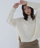 【ナチュラル ビューティー ベーシック/NATURAL BEAUTY BASIC】のサイドスリットハイネックニット 人気、トレンドファッション・服の通販 founy(ファニー) ファッション Fashion レディースファッション Fashion for Women トップス・カットソー Cut & Sew Tops ニット Knit Tops & Sweaters ショルダー Shoulder, Shoulder Strap シンプル Simple, Minimal スリット Slit, Slit Detail ドロップ Drop Shoulder, Dropped Style フラット Flat, Flat Shoes ボトルネック Bottle Neck, Mock Neck リラックス Relax, Relaxed Fit 冬 Winter / This Winter 防寒 Cold Protection, Winter-Ready thumbnail オフホワイト1|ID: prp329100004759460 ipo3291000000034438737