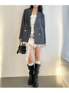 【スナイデル/SNIDEL】のティアードフリルカットソープルオーバー 人気、トレンドファッション・服の通販 founy(ファニー) ファッション Fashion レディースファッション Fashion for Women トップス・カットソー Cut & Sew Tops カジュアルプルオーバー・ニットトップス Pullovers & Knit Tops / Casual Pullovers カットソー・ベーシックTシャツ Cut-and-Sewn Tops / Stretch Tees & Basics ウェーブ Wavy Pattern エレガント 上品 Elegant カットソー Cut and Sewn Top ストレッチ Stretch, Stretchy Fabric スマート Smart, Elegant デコルテ Décolleté, Neckline デニム Denim, Jeans Material トレンド Trend, Trending Now フィット Fit, Slim Fit フェミニン Feminine, Girly フリル Frill, Ruffle フロント Front, Front Design レース Lace, Lace Fabric おすすめ Recommended / Our Picks thumbnail GRY[006]|ID: prp329100004759491 ipo3291000000035236721