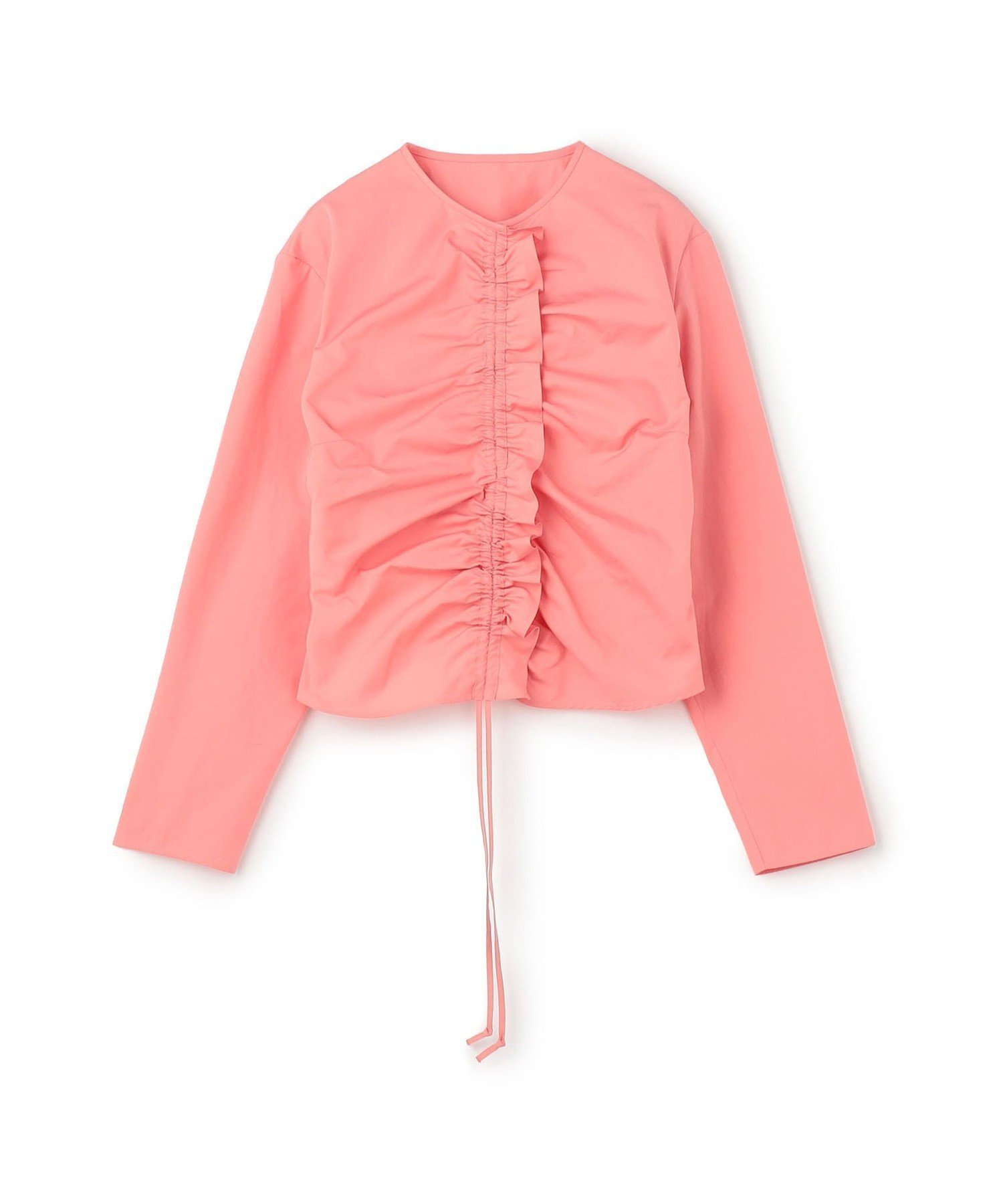 【トゥモローランド/TOMORROWLAND】のコットンタイプライター ギャザードブラウス インテリア・キッズ・メンズ・レディースファッション・服の通販 founy(ファニー) 　ファッション　Fashion　レディースファッション　Fashion for Women　トップス・カットソー　Cut & Sew Tops　シャツ・ブラウス・オフィスカジュアル　Elegant Blouses & Button-Ups　ギャザー　Gathered, Ruffled　コンパクト　Compact, Small Size　シンプル　Simple, Minimal　タイプライター　Typewriter Fabric, Crisp Cotton　33 ピンク|ID: prp329100004759493 ipo3291000000034502705