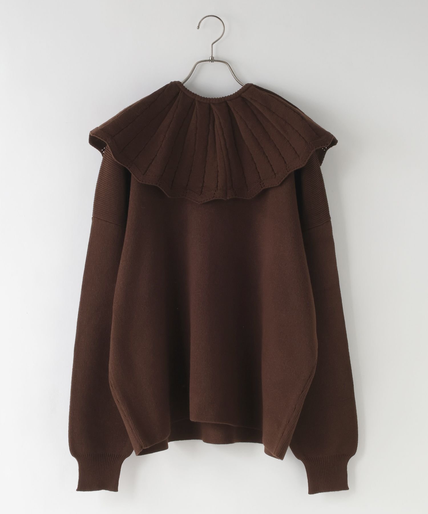 【ローリーズファーム/LOWRYS FARM】のBIGカラーニットLS 人気、トレンドファッション・服の通販 founy(ファニー) 　ファッション　Fashion　レディースファッション　Fashion for Women　トップス・カットソー　Cut & Sew Tops　ニット　Knit Tops & Sweaters　おすすめ　Recommended / Our Picks　アクセサリー　Fashion Accessories　シンプル　Simple, Minimal　ボトム　Bottoms, Lower Wear　 other-1|ID: prp329100004759566 ipo3291000000034552499