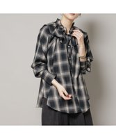【ナノ ユニバース/nano universe】のオンブレーチェックフリルカラーブラウス 人気、トレンドファッション・服の通販 founy(ファニー) ファッション Fashion レディースファッション Fashion for Women トップス・カットソー Cut & Sew Tops シャツ・ブラウス・オフィスカジュアル Elegant Blouses & Button-Ups インナー Innerwear ギャザー Gathered, Ruffled 今季 This Season, Current Season スウェット / スエット Sweatshirt, Sweatwear チェック Check, Plaid, Tartan トレンド Trend, Trending Now ドレープ Drape, Draping Fabric フェミニン Feminine, Girly フリル Frill, Ruffle リボン Ribbon, Bow A/W・秋冬 Autumn/Winter エレガント 上品 Elegant 2025年 2025 2025-2026秋冬・A/W Autumn/Winter 2025–26 AW25–26 |ID:prp329100004759590