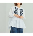 【その他のブランド/Other】の【百貨店・直営店限定】SOMETHING 刺繍長袖チュニック アイボリー|ID: prp329100004759607 ipo3291000000034439923