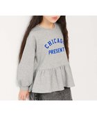 【デビロック/devirock / KIDS】のガールズ ペプラム トレーナー トレーナー トップス 25AW 杢グレー|ID: prp329100004759611 ipo3291000000034439964