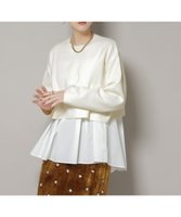 【ナノ ユニバース/nano universe】のダブルジャガードニット×タックブラウス ペプラムセット 人気、トレンドファッション・服の通販 founy(ファニー) ファッション Fashion レディースファッション Fashion for Women トップス・カットソー Cut & Sew Tops ニット Knit Tops & Sweaters シャツ・ブラウス・オフィスカジュアル Elegant Blouses & Button-Ups ウォッシャブル Machine Washable ショート Short, Short Length デニム Denim, Jeans Material トレンド Trend, Trending Now ノースリーブ Sleeveless, No-Sleeve バランス Balance, Style Balance フォルム Silhouette, Form フレア Flare, Flared ペプラム Peplum, Flared Hem ワイド Wide, Wide Fit 2025年 2025 2025-2026秋冬・A/W Autumn/Winter 2025–26 AW25–26 |ID:prp329100004759612