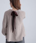 【サニーレーベル/Sonny Label / URBAN RESEARCH】の『WEB限定』バックリボンもちもちニット 人気、トレンドファッション・服の通販 founy(ファニー) ファッション Fashion レディースファッション Fashion for Women トップス・カットソー Cut & Sew Tops ニット Knit Tops & Sweaters 2025年 2025 2025-2026秋冬・A/W Autumn/Winter 2025–26 AW25–26 冬 Winter / This Winter おすすめ Recommended / Our Picks シンプル Simple, Minimal ダウン Down, Puffer デニム Denim, Jeans Material フレア Flare, Flared ベロア Velour, Soft Velvet リボン Ribbon, Bow A/W・秋冬 Autumn/Winter thumbnail ベージュ|ID: prp329100004759666 ipo3291000000034894945