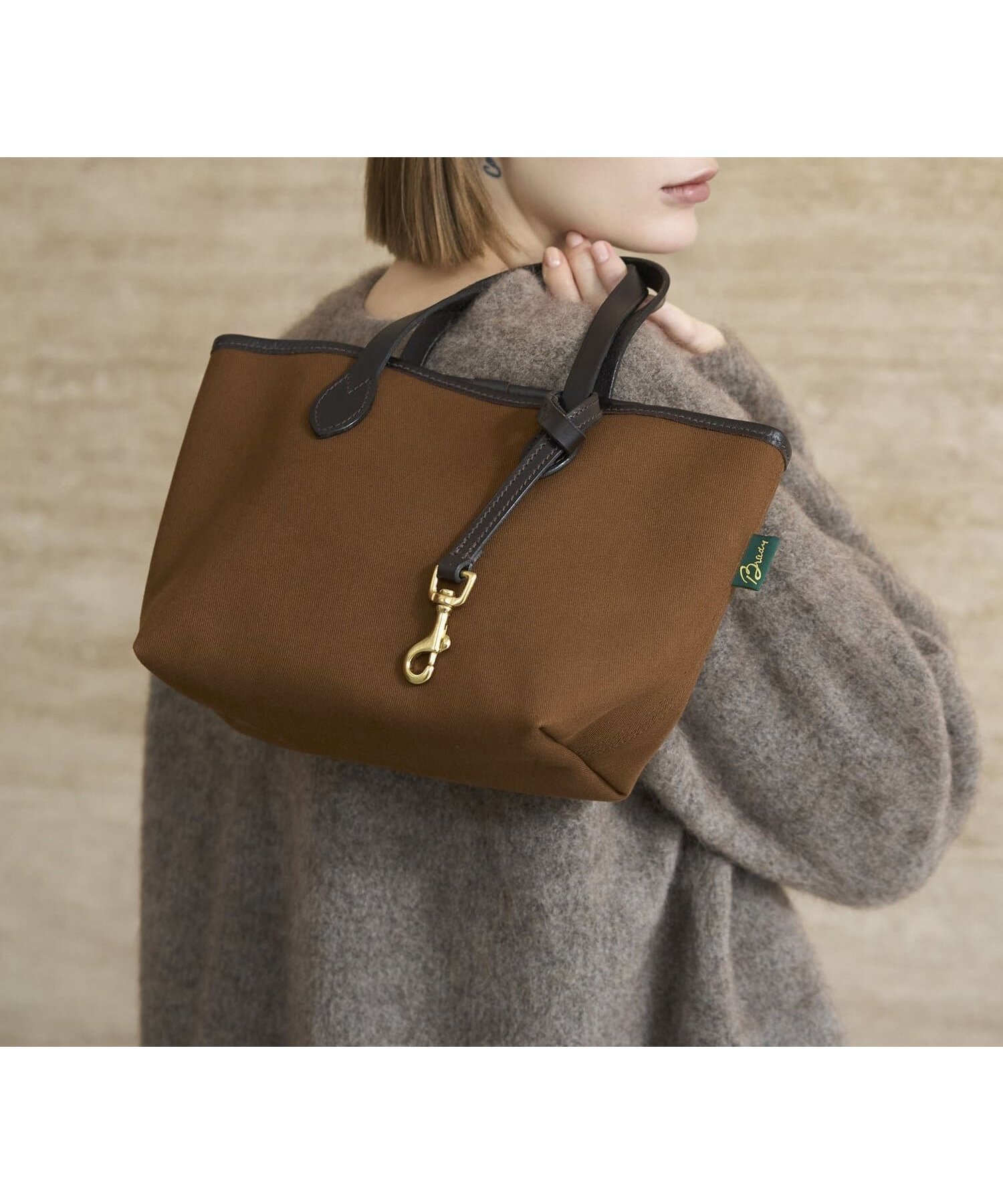 【ビショップ/Bshop】のCONDER MINI インテリア・キッズ・メンズ・レディースファッション・服の通販 founy(ファニー) 　ファッション　Fashion　レディースファッション　Fashion for Women　アウトドア　Outdoor Clothing　イタリア　Italy　キャンバス　Canvas, Canvas Fabric　シンプル　Simple, Minimal　チャーム　Charm, Pendant　ツイル　Twist, Twisted Detail　ハンド　Hand, Handmade　パターン　Pattern, Design Print　ポケット　Pocket, Pocket Detail　BROWN|ID: prp329100004759684 ipo3291000000035021938