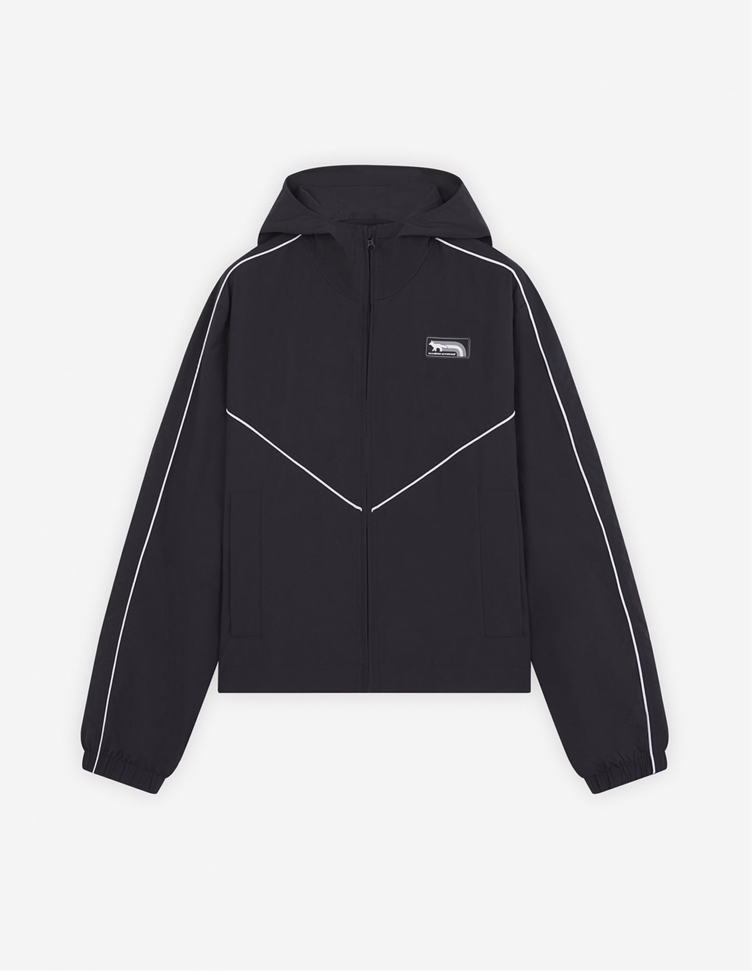 【その他のブランド/Other】の【公式】Maison Kitsune TECHNICAL WINDBREAKER インテリア・キッズ・メンズ・レディースファッション・服の通販 founy(ファニー) 　ファッション　Fashion　メンズファッション　Fashion for Men　シリコン　Silicone, Silicone Material　スタンド　Stand Collar, Upright Stand　テーパード　Tapered, Tapered Pants　長袖　Long Sleeve, Full Sleeve　パッチ　Patch, Appliqué　フィット　Fit, Slim Fit　フラップ　Flap, Flap Pocket　ポケット　Pocket, Pocket Detail　リラックス　Relax, Relaxed Fit　BLACK|ID: prp329100004759686 ipo3291000000034440564