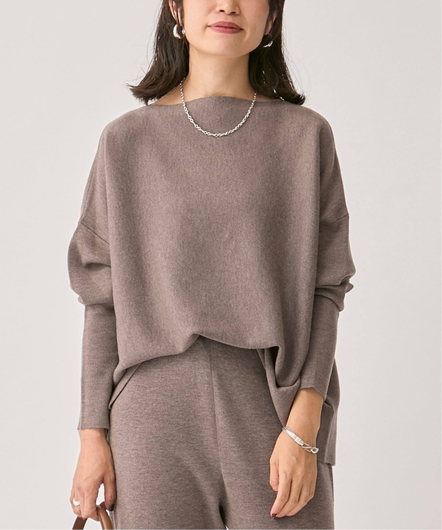 【ヴェルメイユ パー イエナ/VERMEIL par iena】の《追加 》ボートネックプルオーバー インテリア・キッズ・メンズ・レディースファッション・服の通販 founy(ファニー) 　ファッション　Fashion　レディースファッション　Fashion for Women　トップス・カットソー　Cut & Sew Tops　カジュアルプルオーバー・ニットトップス　Pullovers & Knit Tops / Casual Pullovers　2025年　2025　2025-2026秋冬・A/W　Autumn/Winter 2025–26 AW25–26　おすすめ　Recommended / Our Picks　エレガント 上品　Elegant　シンプル　Simple, Minimal　セットアップ　Set-Up, Coordinated Outfit　タイトスカート　Pencil Skirt, Tight Skirt　リラックス　Relax, Relaxed Fit　人気　Popular, Best Seller　ブラウン|ID: prp329100004759754 ipo3291000000034579190