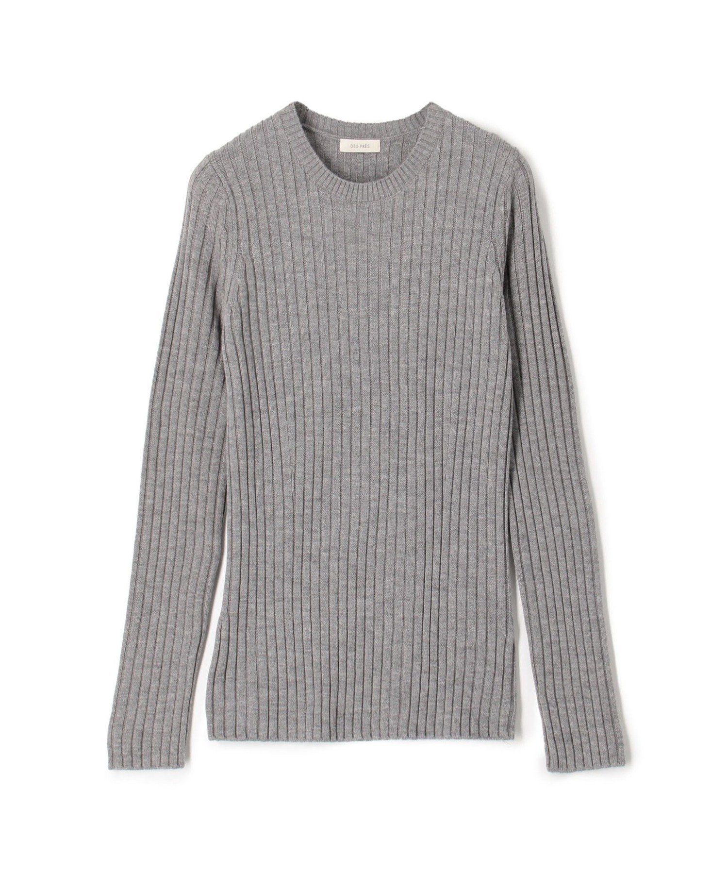 【トゥモローランド/TOMORROWLAND】のウールリブ クルーネックプルオーバー インテリア・キッズ・メンズ・レディースファッション・服の通販 founy(ファニー) ファッション Fashion レディースファッション Fashion for Women トップス・カットソー Cut & Sew Tops カジュアルプルオーバー・ニットトップス Pullovers & Knit Tops / Casual Pullovers コンパクト Compact, Small Size シルバー Silver, Metallic Silver スリット Slit, Slit Detail バランス Balance, Style Balance フレア Flare, Flared ベーシック Basic, Essential ミドル Middle Length, Mid Height ワイド Wide, Wide Fit ワイドリブ Wide Rib, Wide Ribbed Knit 13 ライトグレー|ID: prp329100004759766 ipo3291000000034791317