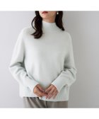 【アンタイトル/UNTITLED】の【8色展開/洗える】ウールカシミヤ ハイネックニット サックスブルー|ID: prp329100004759792 ipo3291000000034441441