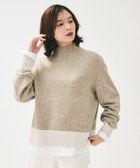 【アンタイトル/UNTITLED】の【8色展開/洗える】ウールカシミヤ ハイネックニット モカブラウン|ID: prp329100004759792 ipo3291000000034579755