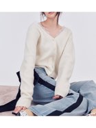 【フレイ アイディー/FRAY I.D】のフォックスウールレーストリムカーディガン 人気、トレンドファッション・服の通販 founy(ファニー) ファッション Fashion レディースファッション Fashion for Women トップス・カットソー Cut & Sew Tops カーディガン・羽織り Layered Style Cardigans 畦 Ribbed Knit カーディガン Cardigan, Knitwear コンパクト Compact, Small Size スマート Smart, Elegant トリミング Trimming, Decorative Edge バランス Balance, Style Balance フェミニン Feminine, Girly フォックス Fox, Fox Fur ボトム Bottoms, Lower Wear ラグジュアリー Luxury, Elegant レース Lace, Lace Fabric エレガント 上品 Elegant thumbnail IVR[003]|ID: prp329100004759801 ipo3291000000034504484