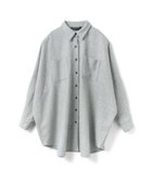 【マーコート/MARcourt】のmizuiro ind ポケット付きワイドシャツ 人気、トレンドファッション・服の通販 founy(ファニー) ファッション Fashion レディースファッション Fashion for Women トップス・カットソー Cut & Sew Tops シャツ・ブラウス・オフィスカジュアル Elegant Blouses & Button-Ups ストレッチ Stretch, Stretchy Fabric セットアップ Set-Up, Coordinated Outfit タートル Turtleneck, Turtle Collar フロント Front, Front Design ベーシック Basic, Essential ポケット Pocket, Pocket Detail レギュラー Regular, Standard Fit ワイド Wide, Wide Fit 無地 Plain, Solid Color 長袖 Long Sleeve, Full Sleeve thumbnail ライトグレー|ID: prp329100004759807 ipo3291000000034613828