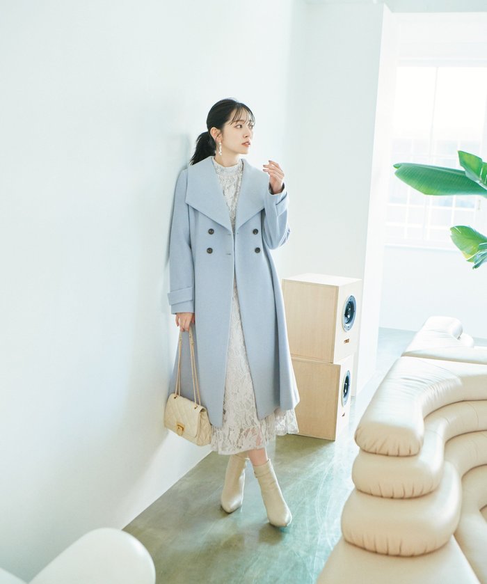 【プロポーション ボディドレッシング/PROPORTION BODY DRESSING】のビッグカラーコート/23AW インテリア・キッズ・メンズ・レディースファッション・服の通販 founy(ファニー) https://founy.com/ ファッション Fashion レディースファッション Fashion for Women アウター Coat / Outerwear Collection コート・ロングコート・ピーコート Long Coats, Peacoats & More ビッグ Big, Oversized フェミニン Feminine, Girly ロング Long, Long-Length エレガント 上品 Elegant 定番 Standard, Basic Item ビジネス 仕事 通勤 Business / Work / Commuting |ID: prp329100004759825 ipo3291000000034500787