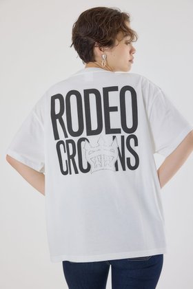 【ロデオクラウンズワイドボウル/RODEO CROWNS WIDE BOWL】のスタッズCROWNロゴTシャツ 人気、トレンドファッション・服の通販 founy(ファニー) ファッション Fashion レディースファッション Fashion for Women トップス・カットソー Cut & Sew Tops シャツ・ブラウス・オフィスカジュアル Elegant Blouses & Button-Ups ロングTシャツ・Tシャツ Longline T-Shirts & Tees おすすめ Recommended / Our Picks スタッズ Studs, Metal Accents デニム Denim, Jeans Material トレンド Trend, Trending Now フロント Front, Front Design プリント Print, Printed Pattern |ID:prp329100004759866