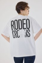 【ロデオクラウンズワイドボウル/RODEO CROWNS WIDE BOWL】のスタッズCROWNロゴTシャツ 人気、トレンドファッション・服の通販 founy(ファニー) ファッション Fashion レディースファッション Fashion for Women トップス・カットソー Cut & Sew Tops シャツ・ブラウス・オフィスカジュアル Elegant Blouses & Button-Ups ロングTシャツ・Tシャツ Longline T-Shirts & Tees おすすめ Recommended / Our Picks スタッズ Studs, Metal Accents デニム Denim, Jeans Material トレンド Trend, Trending Now フロント Front, Front Design プリント Print, Printed Pattern thumbnail O/WHT1|ID: prp329100004759866 ipo3291000000034640700