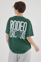 【ロデオクラウンズワイドボウル/RODEO CROWNS WIDE BOWL】のスタッズCROWNロゴTシャツ 人気、トレンドファッション・服の通販 founy(ファニー) ファッション Fashion レディースファッション Fashion for Women トップス・カットソー Cut & Sew Tops シャツ・ブラウス・オフィスカジュアル Elegant Blouses & Button-Ups ロングTシャツ・Tシャツ Longline T-Shirts & Tees おすすめ Recommended / Our Picks スタッズ Studs, Metal Accents デニム Denim, Jeans Material トレンド Trend, Trending Now フロント Front, Front Design プリント Print, Printed Pattern thumbnail D/GRN3|ID: prp329100004759866 ipo3291000000034640705