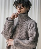 【ロッキーモンロー/Rocky Monroe】のオーバーサイズ畦編みハーフジップニットセーター 人気、トレンドファッション・服の通販 founy(ファニー) ファッション Fashion レディースファッション Fashion for Women トップス・カットソー Cut & Sew Tops ニット Knit Tops & Sweaters 畦編みニット・テクスチャードトップス Ribbed Knit Sweaters / Textured Knit Tops インナー Innerwear 畦 Ribbed Knit シンプル Simple, Minimal スラックス Slacks, Dress Pants デニム Denim, Jeans Material バランス Balance, Style Balance フェミニン Feminine, Girly メンズ Men's, Menswear リラックス Relax, Relaxed Fit 再入荷 Restock / Back in Stock おすすめ Recommended / Our Picks thumbnail グレー|ID: prp329100004759920 ipo3291000000034697133