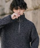【ロッキーモンロー/Rocky Monroe】のオーバーサイズ畦編みハーフジップニットセーター 人気、トレンドファッション・服の通販 founy(ファニー) ファッション Fashion レディースファッション Fashion for Women トップス・カットソー Cut & Sew Tops ニット Knit Tops & Sweaters 畦編みニット・テクスチャードトップス Ribbed Knit Sweaters / Textured Knit Tops インナー Innerwear 畦 Ribbed Knit シンプル Simple, Minimal スラックス Slacks, Dress Pants デニム Denim, Jeans Material バランス Balance, Style Balance フェミニン Feminine, Girly メンズ Men's, Menswear リラックス Relax, Relaxed Fit 再入荷 Restock / Back in Stock おすすめ Recommended / Our Picks thumbnail メランジブラック|ID: prp329100004759920 ipo3291000000034697135