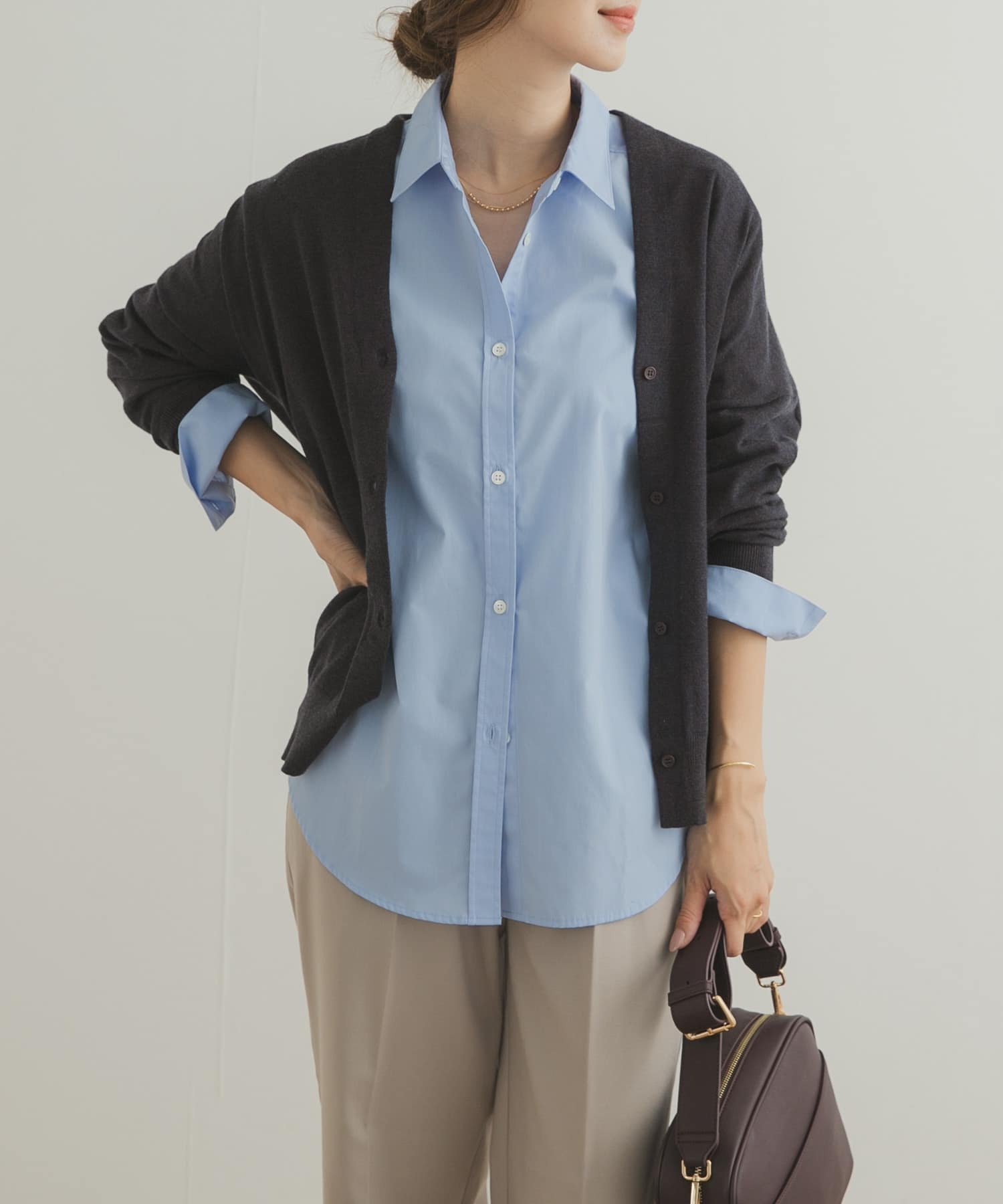 【アーバンリサーチ ドアーズ/URBAN RESEARCH DOORS】の『UR TECH』レギュラーカラーオーバーシャツ 人気、トレンドファッション・服の通販 founy(ファニー) ファッション Fashion レディースファッション Fashion for Women トップス・カットソー Cut & Sew Tops シャツ・ブラウス・オフィスカジュアル Elegant Blouses & Button-Ups インナー Innerwear ジャケット Jacket, Outerwear スウェット / スエット Sweatshirt, Sweatwear ストライプ Stripe, Striped Pattern ベーシック Basic, Essential 無地 Plain, Solid Color リラックス Relax, Relaxed Fit レギュラー Regular, Standard Fit A/W・秋冬 Autumn/Winter 冬 Winter / This Winter エレガント 上品 Elegant 2025年 2025 2025-2026秋冬・A/W Autumn/Winter 2025–26 AW25–26 other-1|ID: prp329100004759938 ipo3291000000034550487