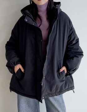 【リエディ/Re:EDIT】のナイロン中綿入りオーバーサイズモンスターパーカージャケット 人気、トレンドファッション・服の通販 founy(ファニー) ファッション Fashion レディースファッション Fashion for Women アウター Coat / Outerwear Collection レディースジャケット・軽アウター Jackets インナー Innerwear コンパクト Compact, Small Size シンプル Simple, Minimal ジャケット Jacket, Outerwear トレンド Trend, Trending Now バランス Balance, Style Balance パーカー Hoodie, Parka フェミニン Feminine, Girly ミドル Middle Length, Mid Height A/W・秋冬 Autumn/Winter 防寒 Cold Protection, Winter-Ready |ID:prp329100004759961