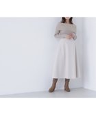 【ナチュラル ビューティー ベーシック/NATURAL BEAUTY BASIC】の圧縮ジャージーシリーズ フレアスカート オフホワイト1|ID: prp329100004759992 ipo3291000000034444478